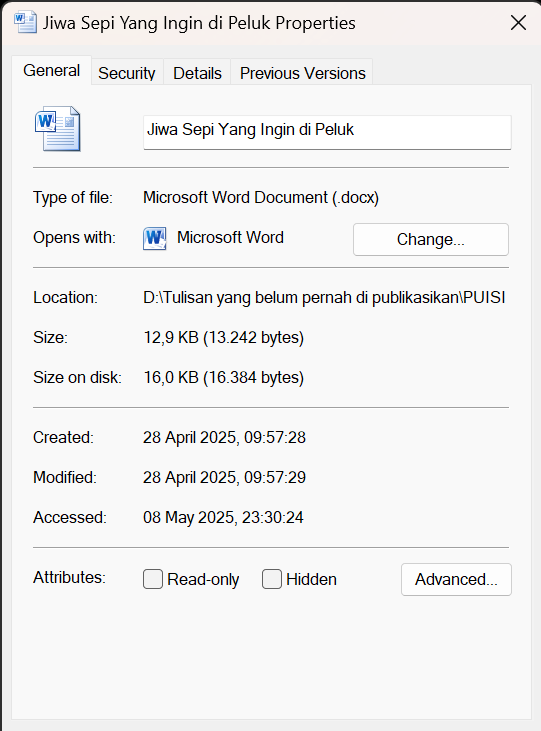Puisi Ketujuh