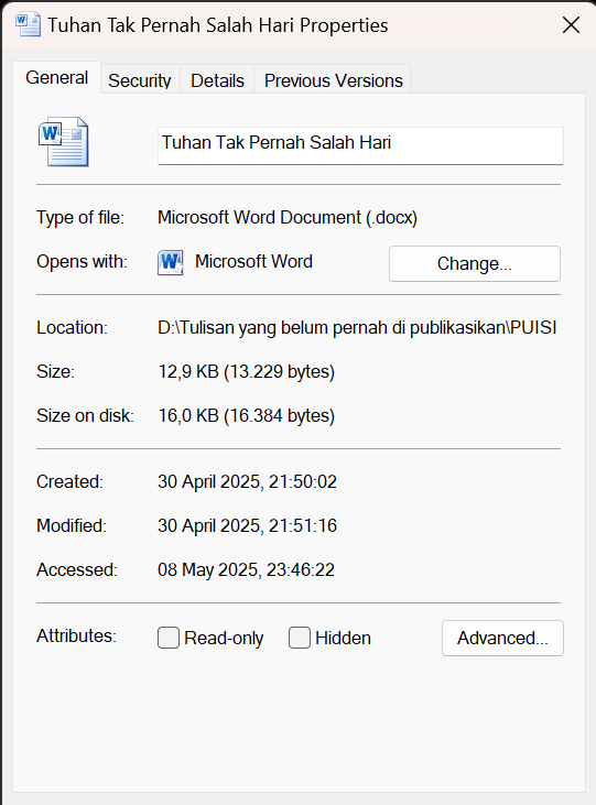 Puisi Kesepuluh