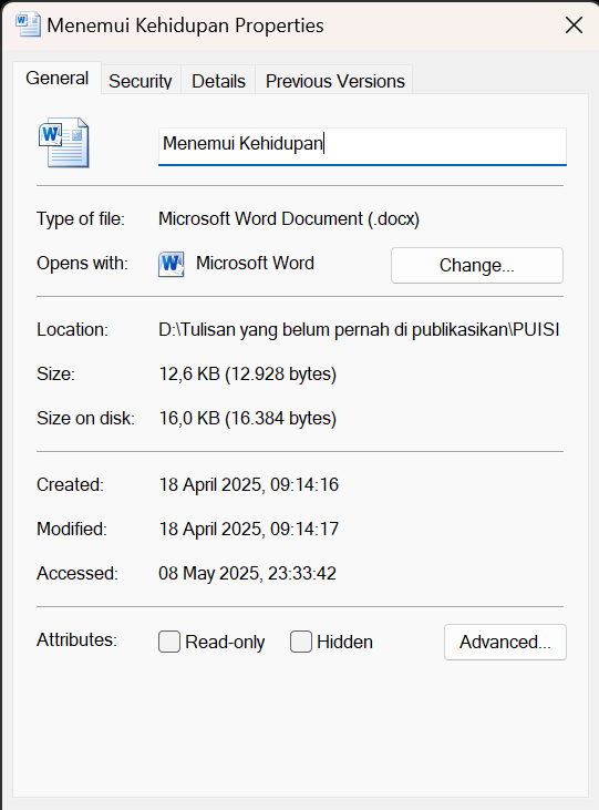 Puisi Keempat