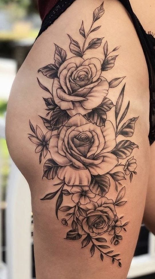 150+ Side Thigh Tattoos For Women That Make Your Jaw Drop | by Tattoo ...
