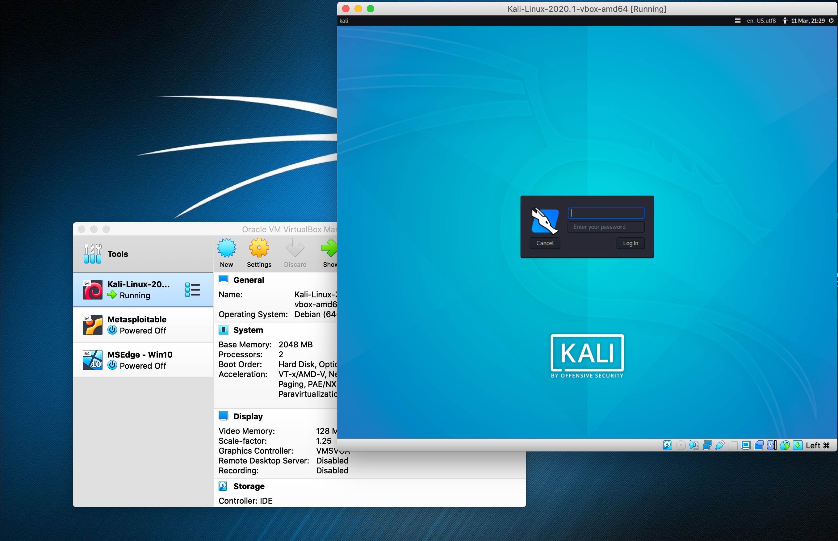 Virtualbox linux. Kali Linux VIRTUALBOX.