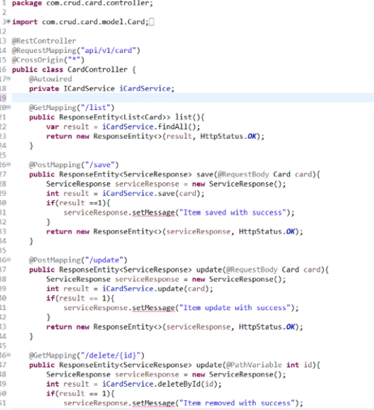 Sistema de Gestión de Tarjetas con Java Spring Boot, MYSQL Server y ...