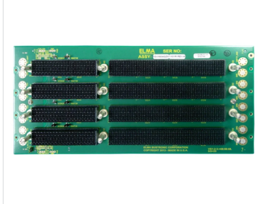 3U 4-Slot OpenVPX Backplane Aligned to SOSA with 2 VITA 67.3 Aperture slots