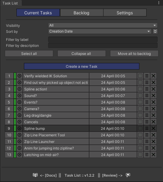 Zip Lining — Remaining Tasks and MVP