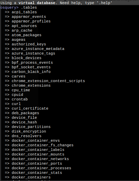 Osquery — part II. Demonstration of Osquery by Aneesharokkiasamy Medium