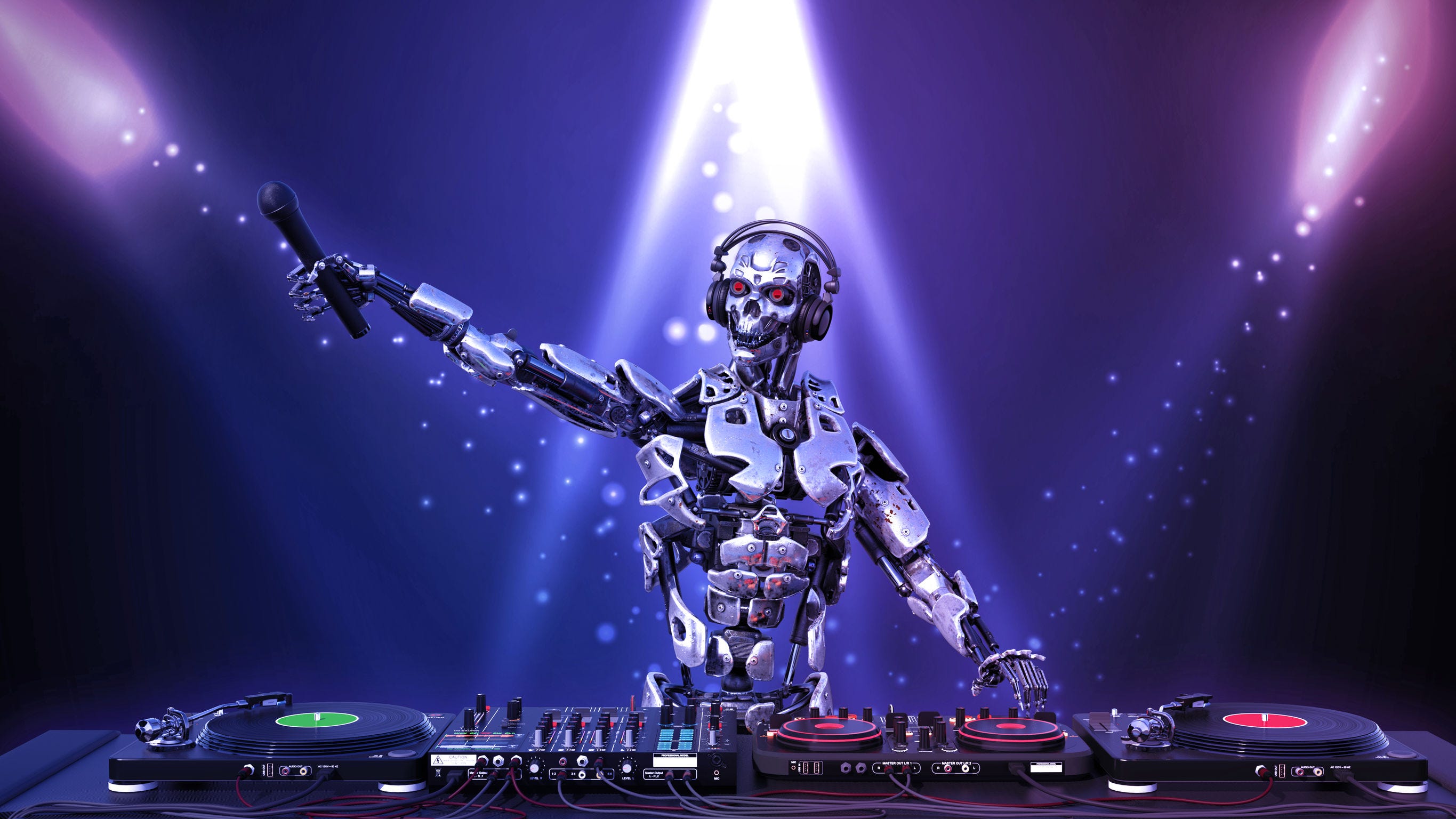 Музыкальная игра роботы. Робот диджей. Робот с микрофоном. Робот диджей арт. Музыкальный робот ди Джей.