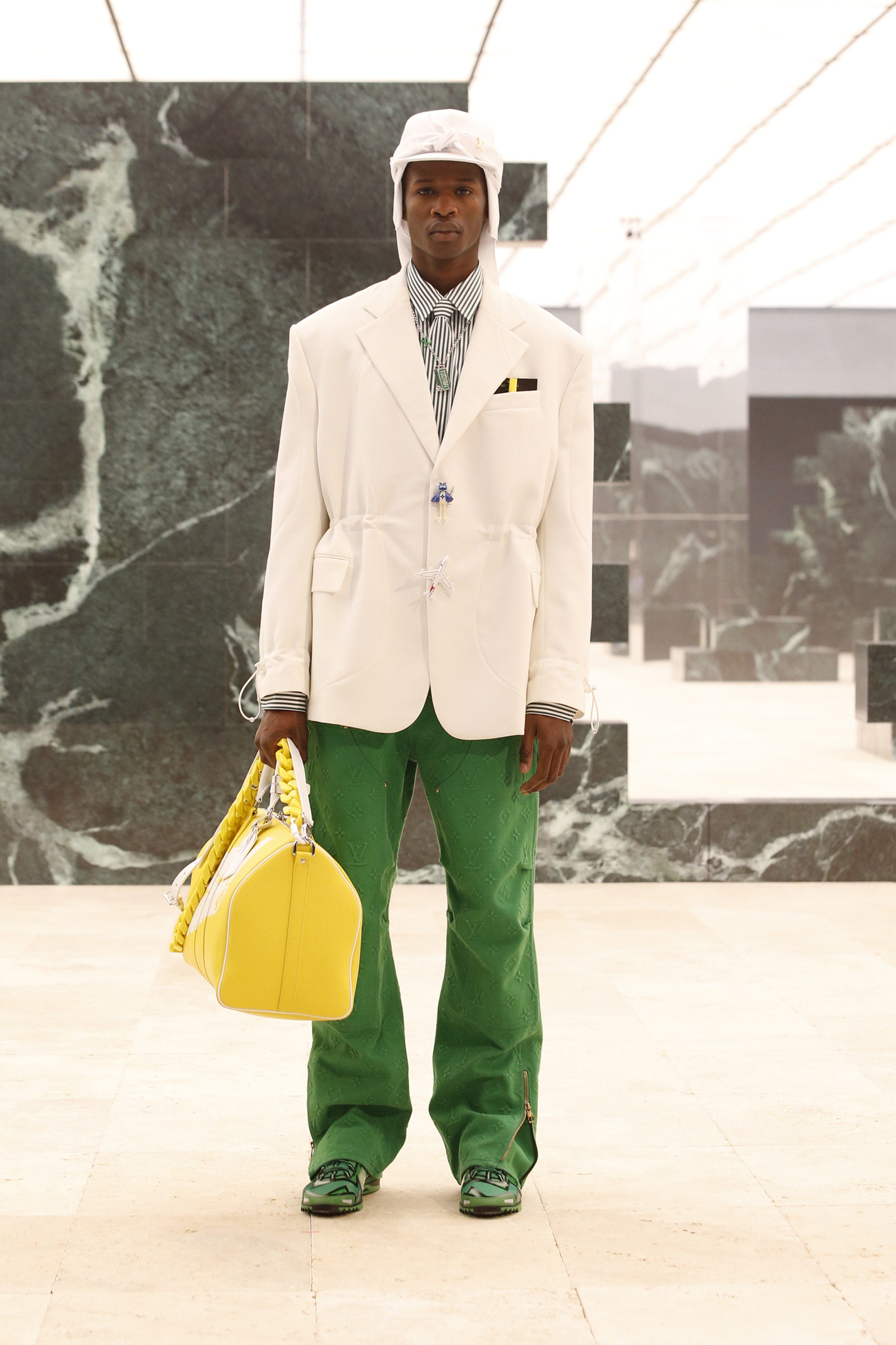 Louis Vuitton on X: #LVMenFW21 Tourist vs. Purist. @virgilabloh defies  society's established cultural structure of outsiders versus insiders in  his new #LouisVuitton Men's Collection. Watch the performance at