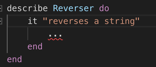 Writing Ruby unit tests. Developing a test-driven (TDD