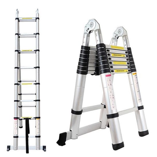 What is the best way to use an extension ladder on uneven ground safely? by Ladder Store Co