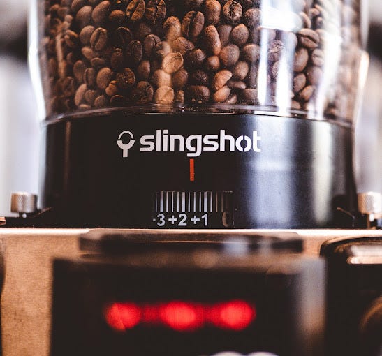 Slingshot S75 Black Coffee Grinder Slingshot Coffee Medium
