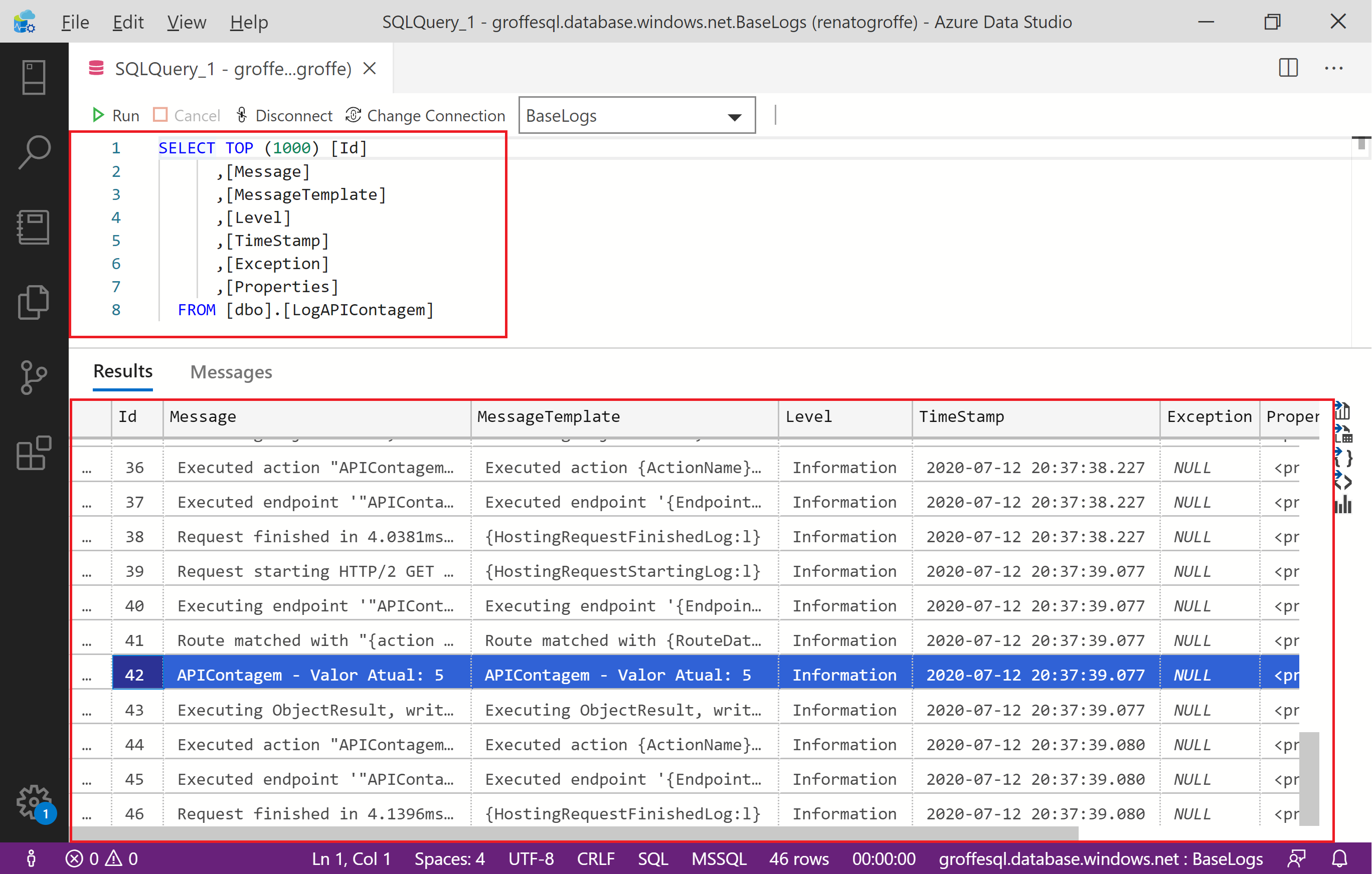 Asp core logging. Asp core logging