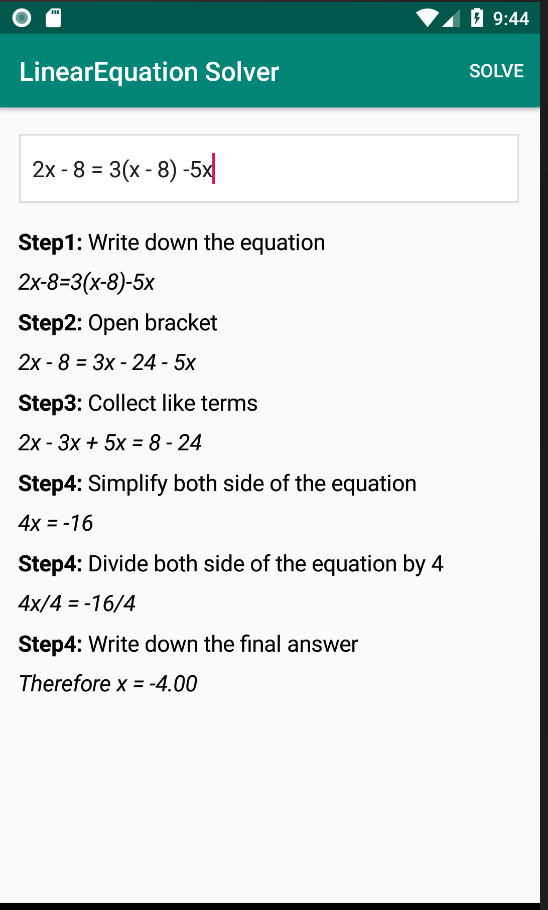 How to build A LinearEquation Solver App | by Alienyi David | Backticks ...