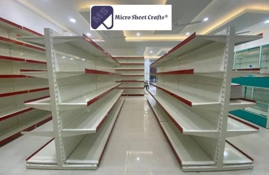 Advantages Of Display Racks in Supermarkets | by Micro Sheet Crafts (India)  Private Limited | Medium
