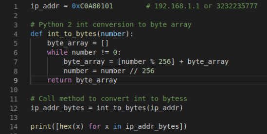 Python 2: int to bytes array. python 2: int to bytes array conversion | by  Dattatray Hinge | Medium
