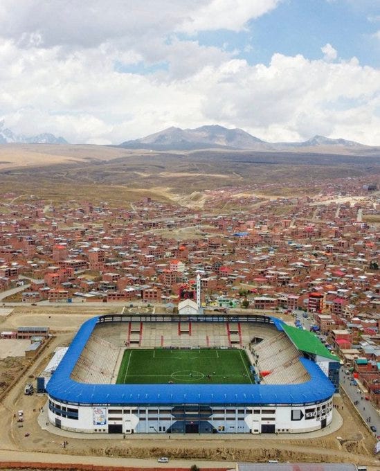 Altitude: o adversário invisível do futebol sul-americano