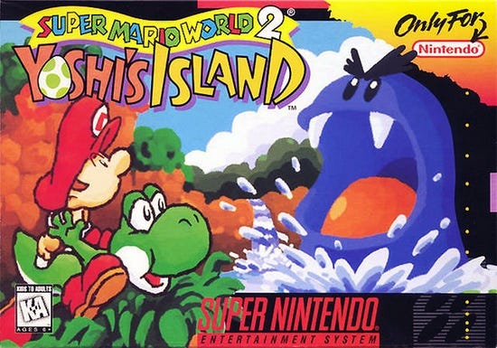 Super Mario World 2: Yoshi's Island, by Pedro Cabianca