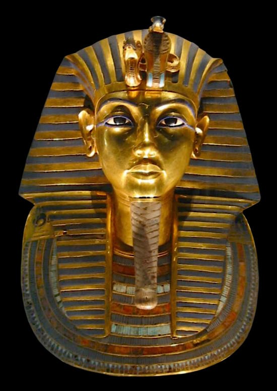 Tutankhamun’s death mask / Wikimedia Commons