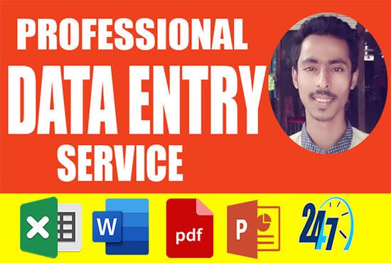 I will do data entry, copy paste, web research, excel data entry, pdf to excel