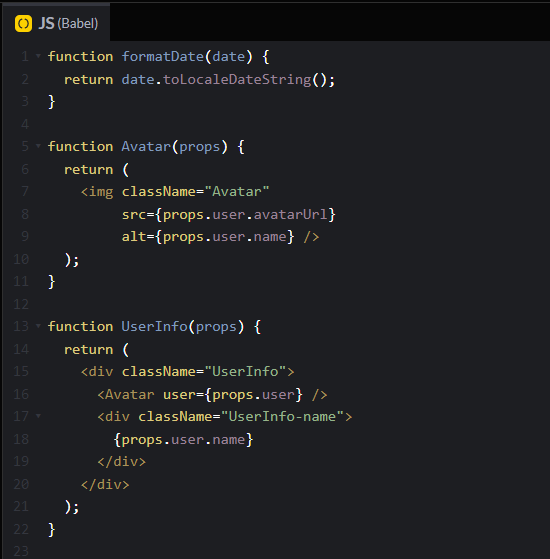 Extraindo Componentes no React - Ulisses dos Santos Eufrauzino de Sousa ...