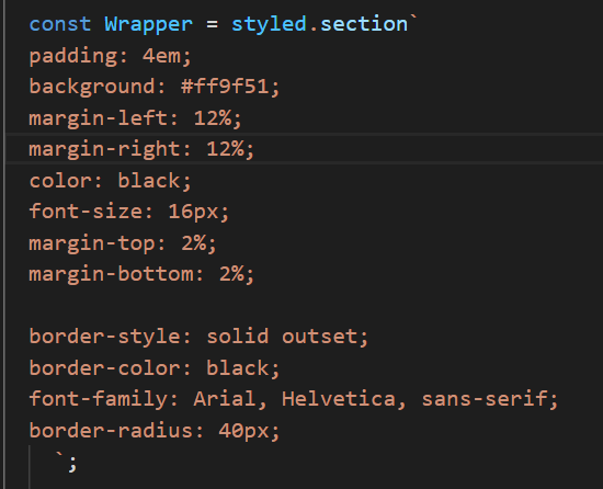 Styled components in React. The styled components library allows a ...