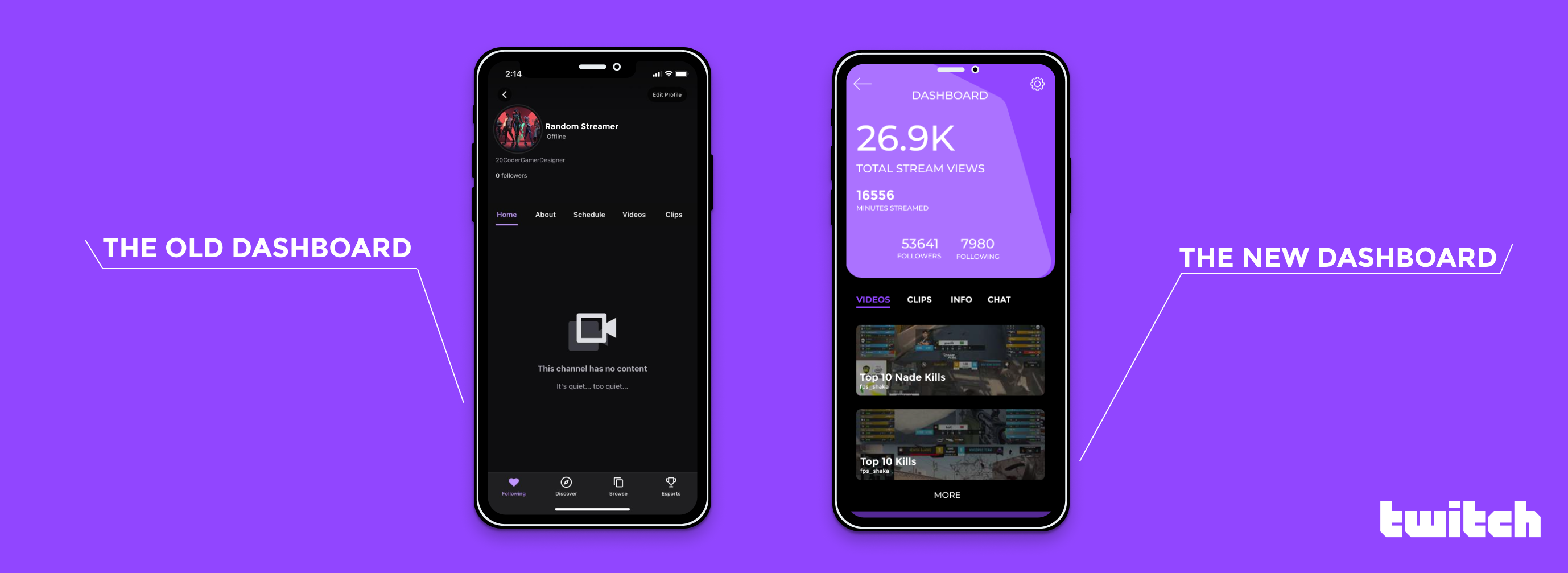 Twitch.tv Mobile App - UI/UX Design