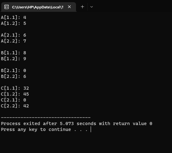 Dasar Pemrograman — Program Perkalian Matrix Ordo 2x2 | by SECUREYAN ...