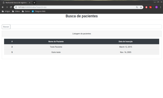 Listagem Geral