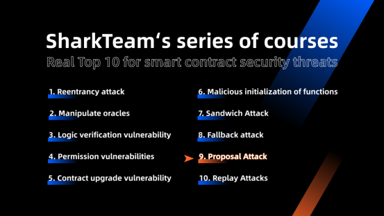 SharkTeam: Proposal Attack of the Top 10 Smart Contract Security ...
