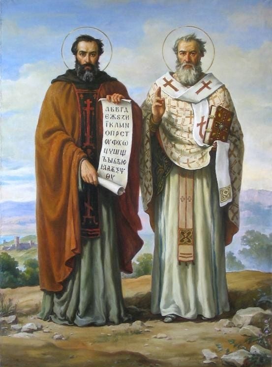 Cirilo e Metódio, Missionários dos Povos Eslavos