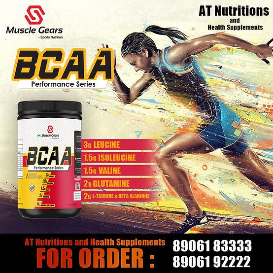 BCAA Fast Recovery Support Muscle Growth Replenishes Electrolytes. by