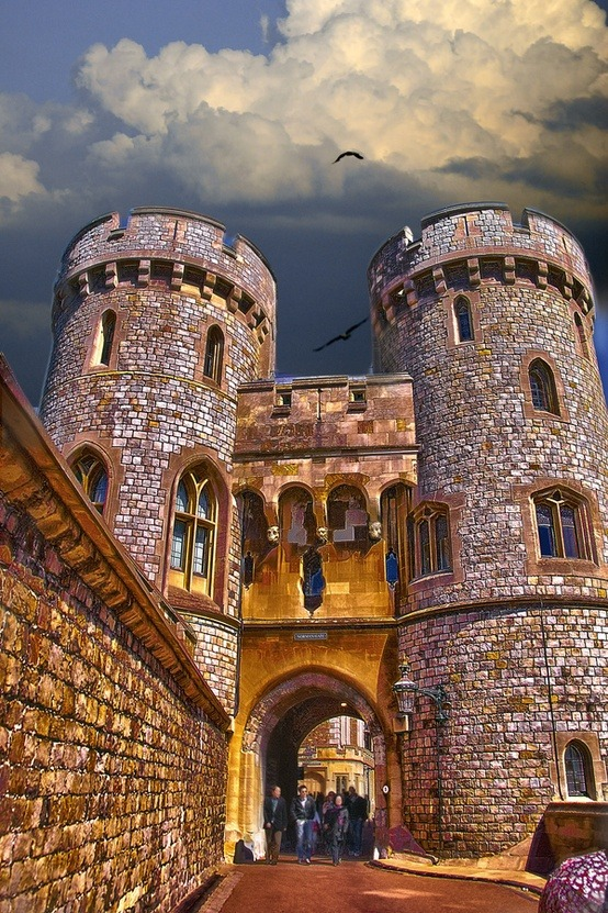 Gate Entry, Windsor Castle, England