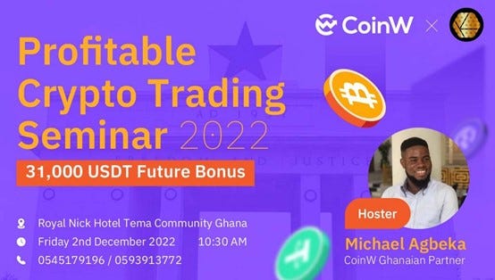 CoinW Global Tour | Ghana Offline Meeting Ended Successfully and the ...