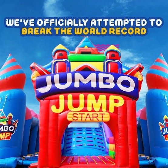 “Largest inflatable (bouncy) castle” by Mr Mubeen Raja Jan, 2024
