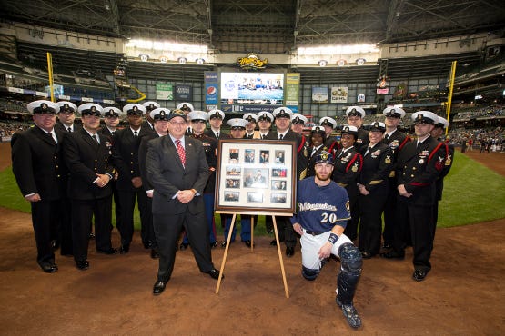 File:Jonathan Lucroy at the Bob Feller Act of Valor Award Ceremony.jpg -  Wikipedia