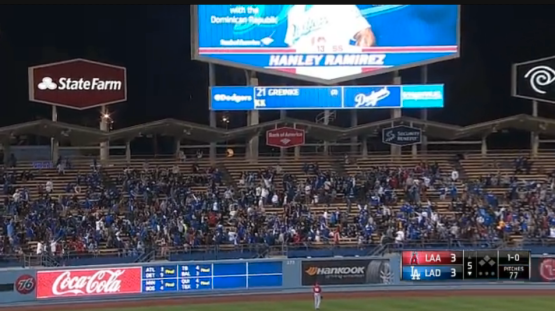 Video: Hanley Ramirez nearly hits one into the Think Blue BBQ, by Jon  Weisman