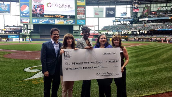 Mark and Debbie Attanasio, along with Brewers Community Foundation