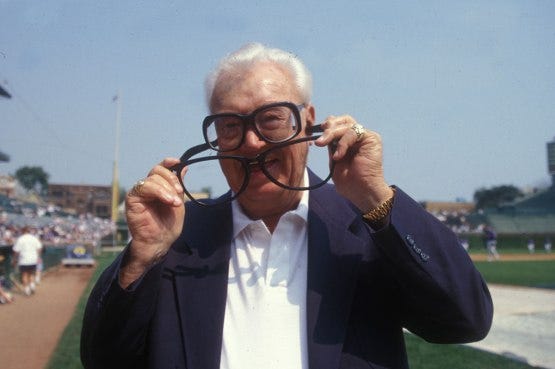 On This Date in 1998: Cubs broadcaster Harry Caray dies