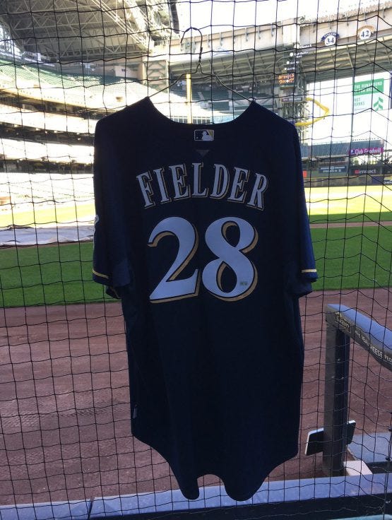 Game-Worn Jersey Auction NOW at brewers.com