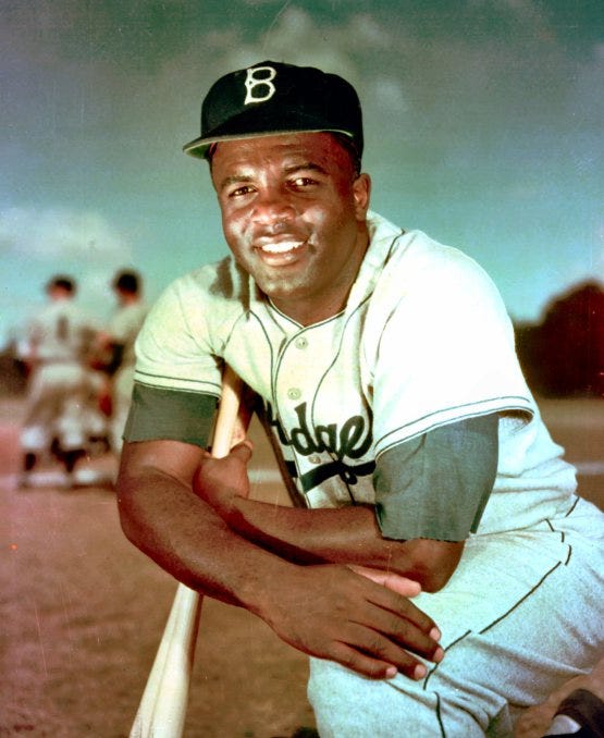 jackie robinson in uniform