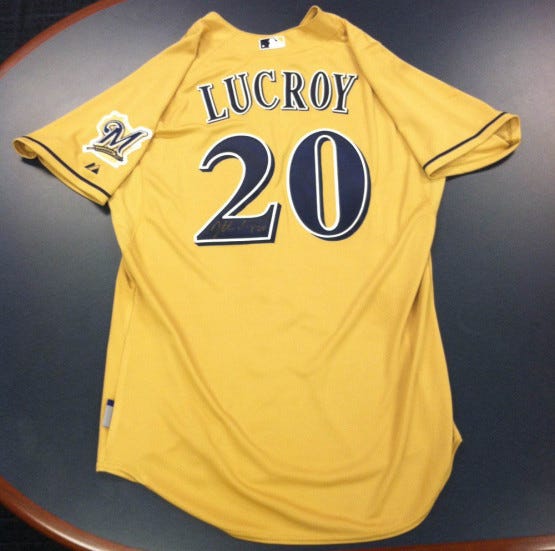 Game-Worn “Cerveceros” Jerseys to be Auctioned Off at brewers.com, by  Caitlin Moyer