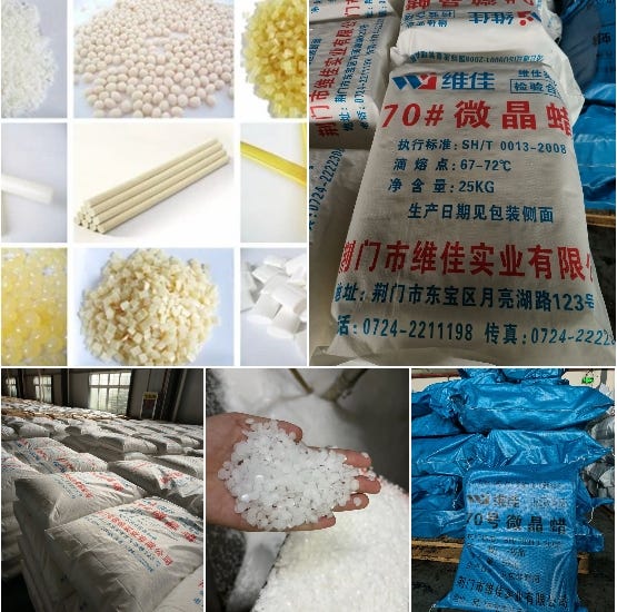 microcrystalline wax for hot melt adhesive by Alena Liu Medium