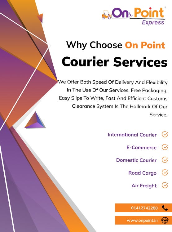 Domestic Courier Services. Domestic courier services are a vital… | by  Onpointexpress | Medium