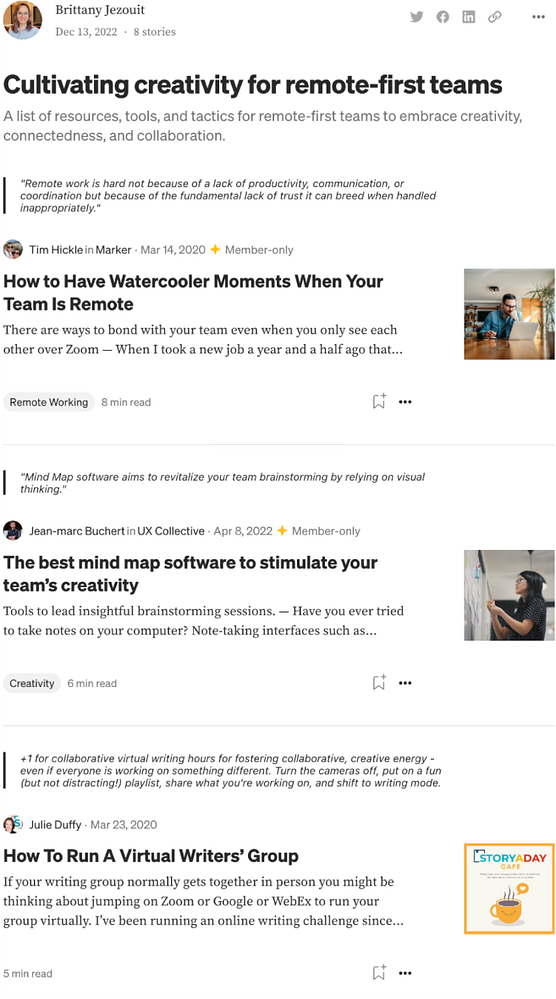 A List by Brittany Jezouit