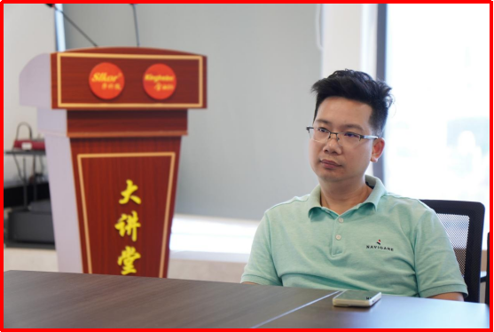 Sun Gaofei, Director of Sales Department I, during the interview