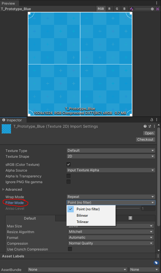 Quick Reference for Filter Modes in Unity3D by Paul Medium