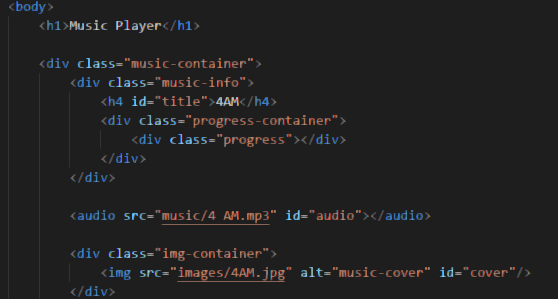 Music Player Java Script. The idea of creating my first project… | by ...