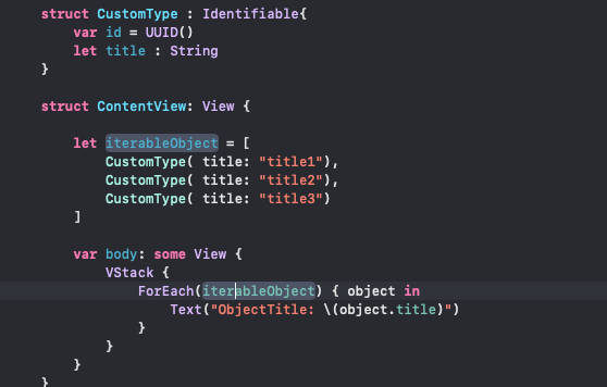 What is \.self in ForEach Key paths in SwiftUI | by Halis Bilal Kara ...