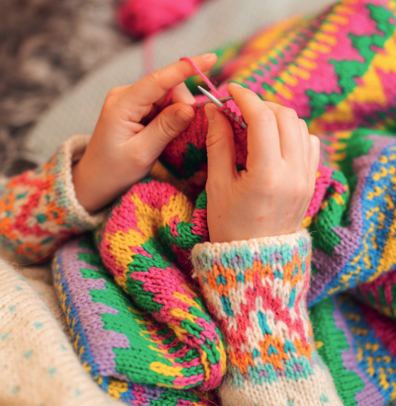 Image from Happy Nordic Knits by Une Cecilie Oksvold
