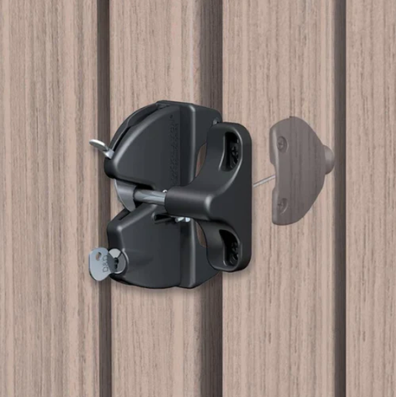 LokkLatch Gravity Latch with External Access Kit Fittings Plus Medium