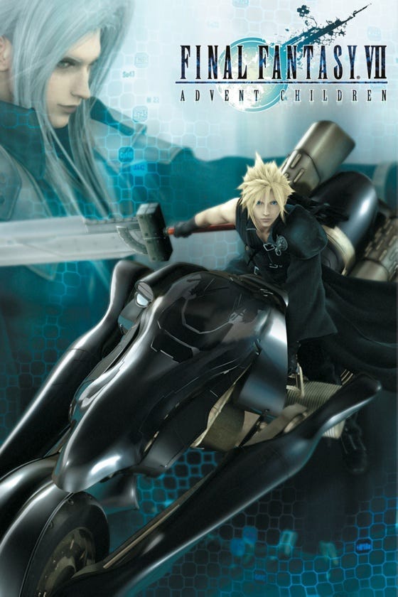 final fantasy vii advent children cloud and tifa wallpaper